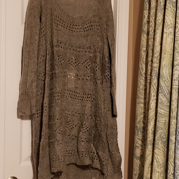 Simply noelle long sweater size L/XL gray - Picture 1 of 6